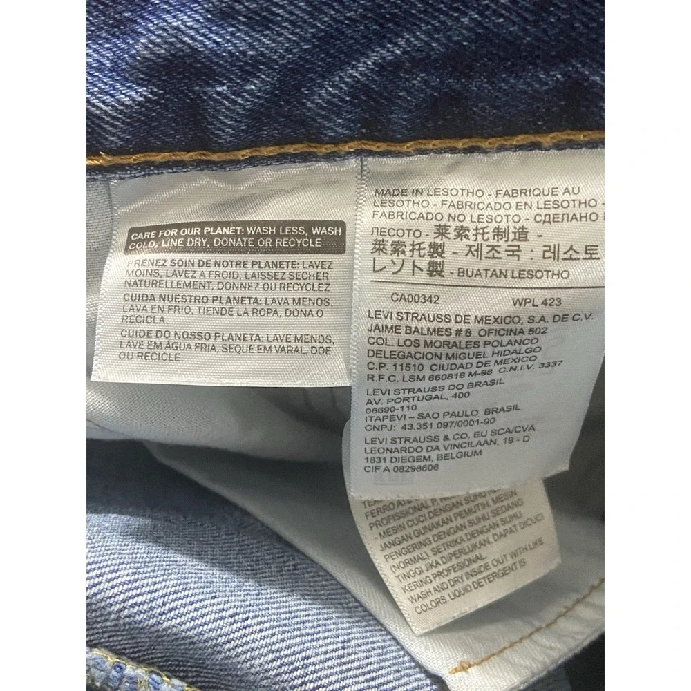 Levis‎ 560 Mens Jeans Blue Denim 38x32 (Actual 38x31) Straight Relaxed Comfort